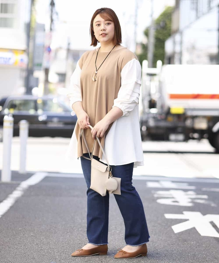 セール 40%OFF】【LAVEANGE×eur3/大きいサイズ/】バックフレア切り替え セール 40%OFF】【LAVEANGE×eur3/大きいサイズ/】バックフレア切り替え