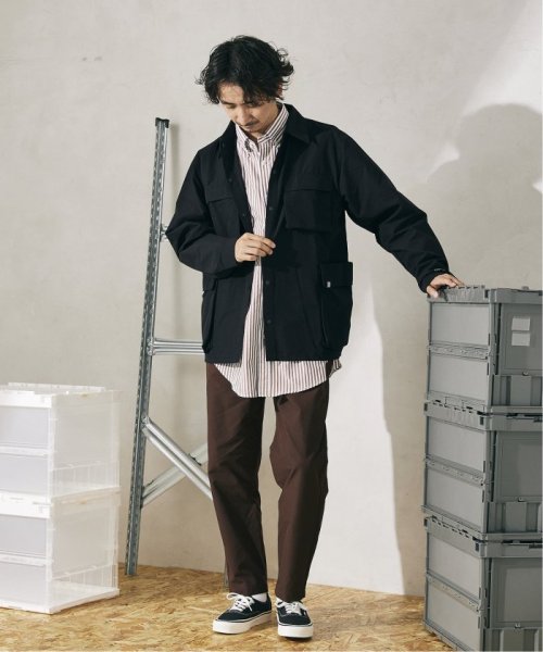 【Uni Ease×relume/ユニイース】別注 Micro Rip シャツブルゾン