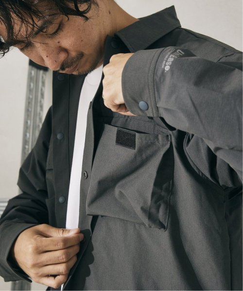 【Uni Ease×relume/ユニイース】別注 Micro Rip シャツブルゾン