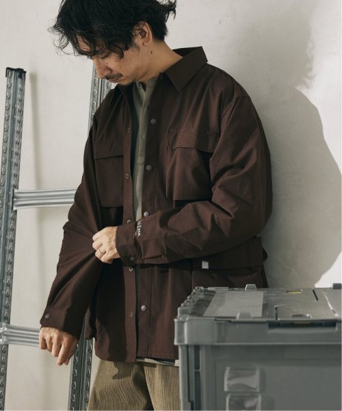 【Uni Ease×relume/ユニイース】別注 Micro Rip シャツブルゾン