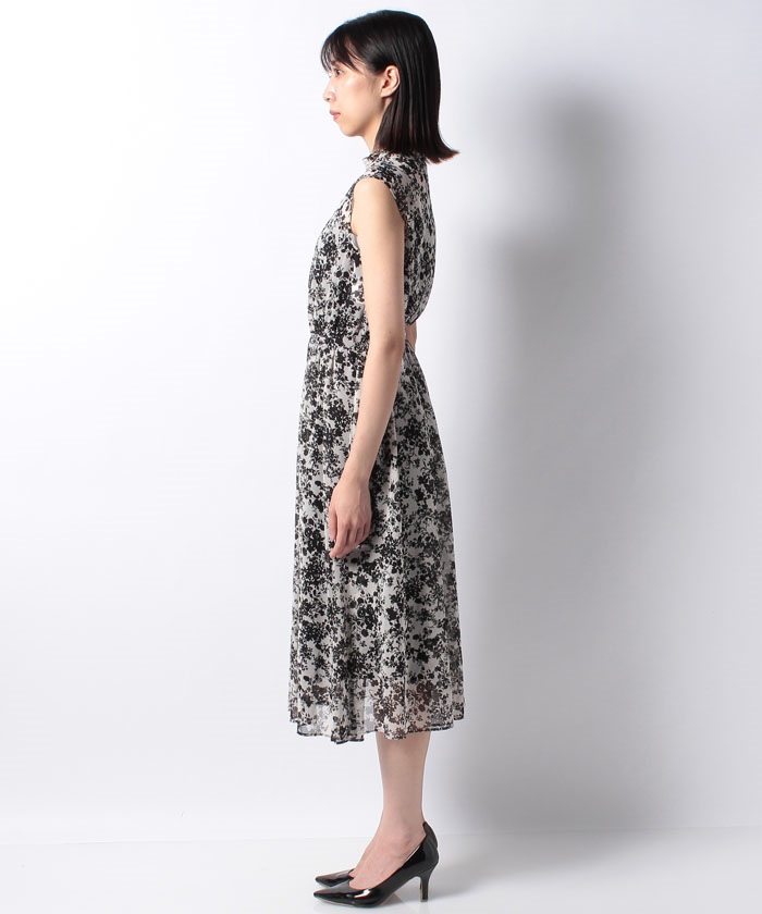 セール 30%OFF】モノトーンシルエットプリント ワンピース(504232655