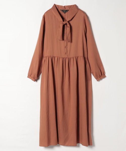 セール Wq Robe リボンタイワンピース トゥービー バイ アニエスベー To B By Agnes B D Fashion