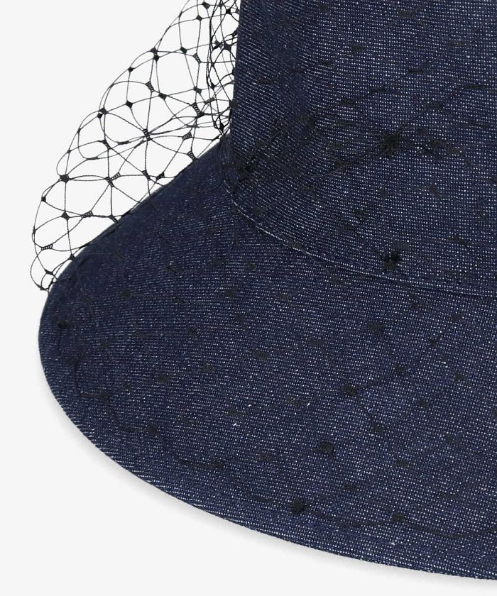 セール 40%OFF】Chapeau d' O Tulle Trim Bucket Hat(504240435