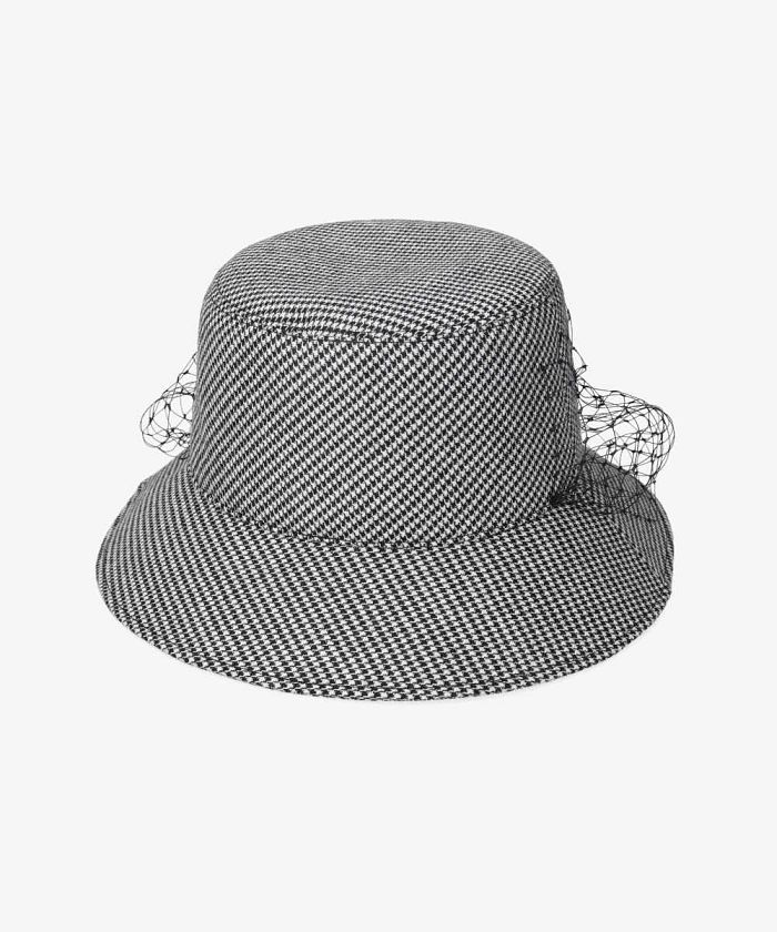 セール 40%OFF】Chapeau d' O Tulle Trim Bucket Hat(504240435