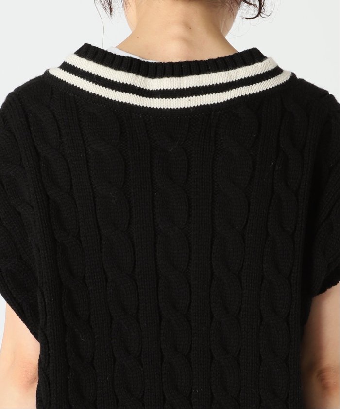 正規逆輸入品】 Knitwear】別注クリケットケーブルニットベスト ...
