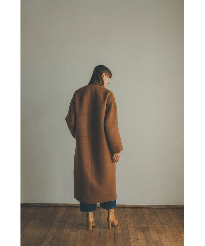 セール】COLLORLESS WOOL COCOON COAT(504220194) | クラネ(CLANE) - d