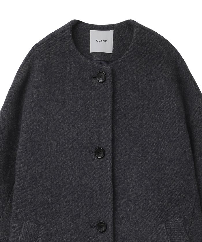 セール】COLLORLESS WOOL COCOON COAT(504220194) | クラネ セール】COLLORLESS WOOL COCOON COAT(504220194) | クラネ