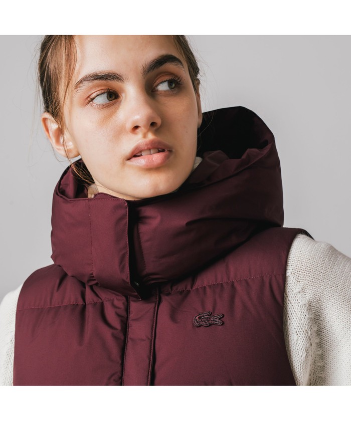 【美品】LACOSTE ダウンベスト50/4 Lサイズ フード内蔵 楽天市場】lacoste(ラコステ) ダウンベストの通販