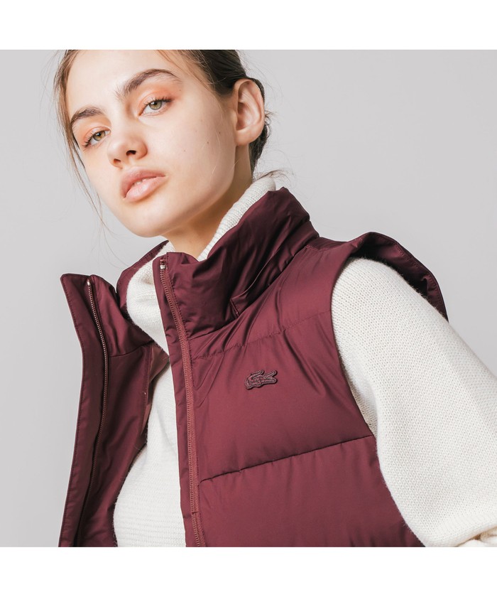 セール 30%OFF】ラコステ LACOSTE フード着脱ダウンベスト
