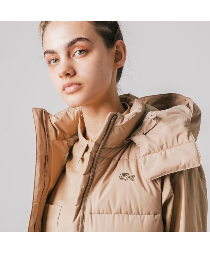 セール 30%OFF】ラコステ LACOSTE フード着脱ダウンベスト