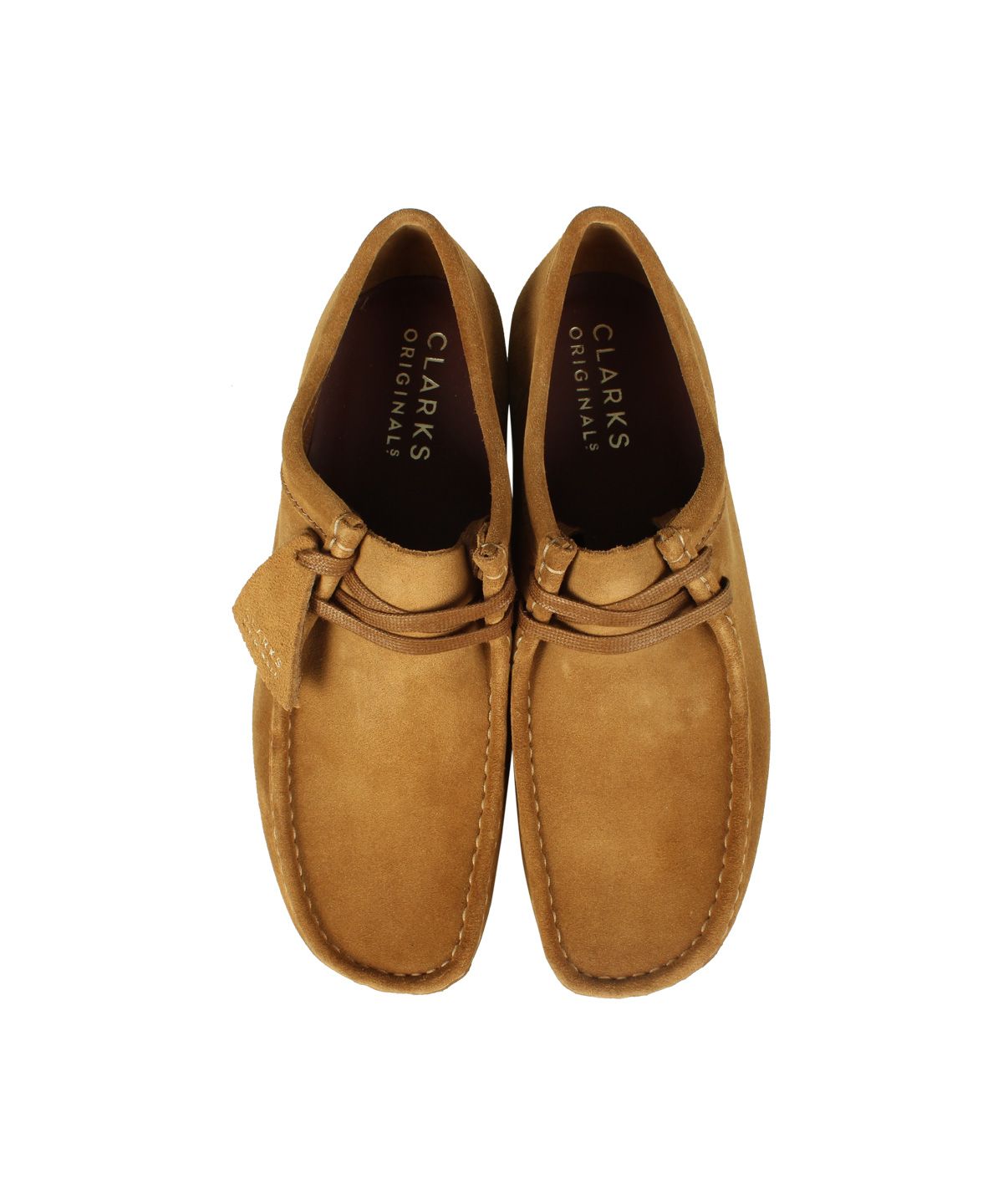 にいなクラークスワラビーブーツ24.5センチブラウン スウェード clarks クラークス スエード ワラビー ブーツ “WALLABEE BOOTS