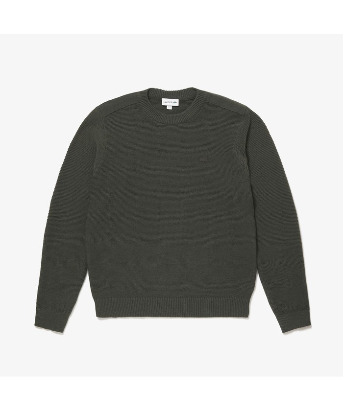 セール 30%OFF】ラコステ LACOSTE ミリタリーニットカーディガン