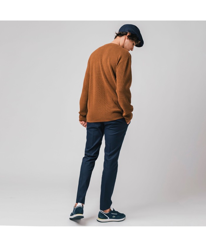 セール 30%OFF】ラコステ LACOSTE ワッフルニットロングスリーブ