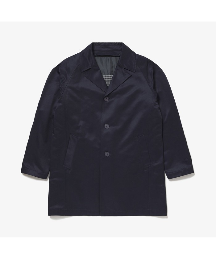 極美品！ LACOSTE　チェスターコート　ネイビー　FR50　Lサイズ 極美品！ LACOSTE チェスターコート ネイビー FR50 Lサイズ