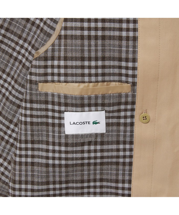 セール】ラコステ LACOSTE 着脱ライニング付き撥水チェスター