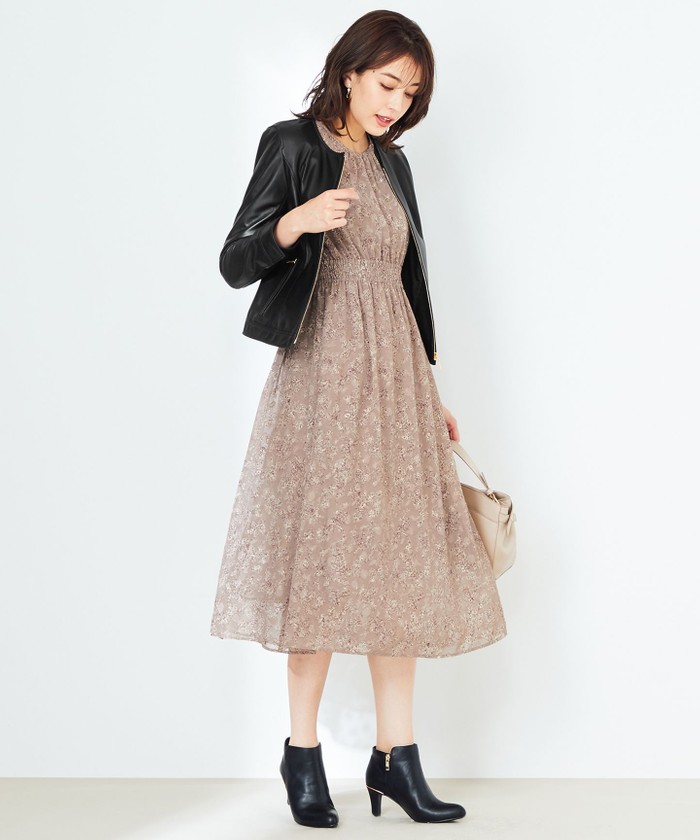 セール 50%OFF】【洗える】フローラルシアージャガード セール 50%OFF】【洗える】フローラルシアージャガード