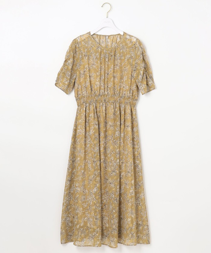 セール 50%OFF】【洗える】フローラルシアージャガード セール 50%OFF】【洗える】フローラルシアージャガード