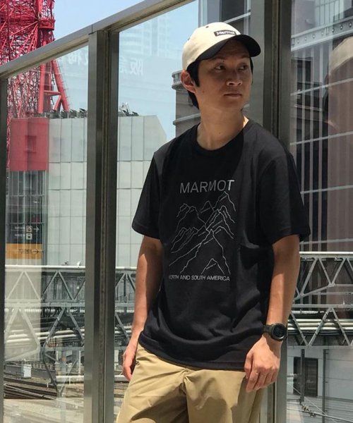 セール】【UV CUT】Mountains Print H/S Tee ／ マウンテンズプリントハーフスリーブティー【アウトレット】(503835121)  | マーモット(Marmot) - d fashion