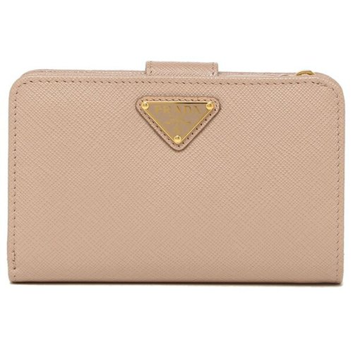 プラダ PRADA 財布 二つ折り財布 サフィアーノ トライアングルロゴ 