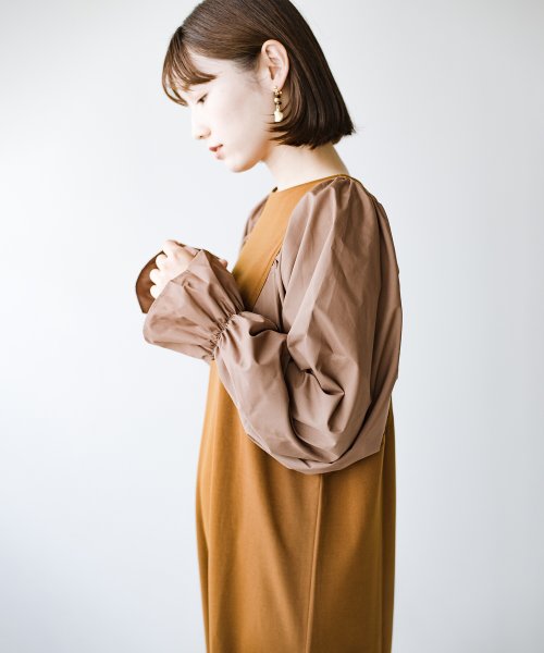 迷った朝にこれさえあれば さっと着るだけで簡単なのに 地味にならずにちゃんと着映える着心地楽ちん異素材ワンピース ハコ Haco D Fashion 迷った朝にこれさえあれば さっと着るだけで簡単なのに 地味にならずにちゃんと着映える着心地楽ちん異素材ワンピース ハコ Haco D Fashion