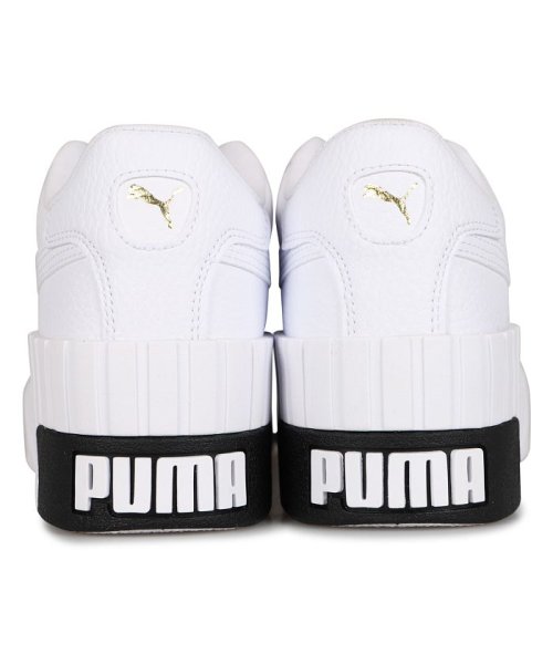 T ポイント5倍 Pumaプーマスニーカーレディース厚底カリウェッジcaliwedgeホワイト白 03 スニーカー