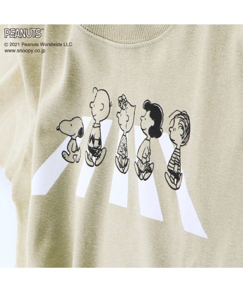 セール Peanuts スヌーピー フレンズ ゆるシルエット8分袖tシャツ ブランシェス Branshes D Fashion