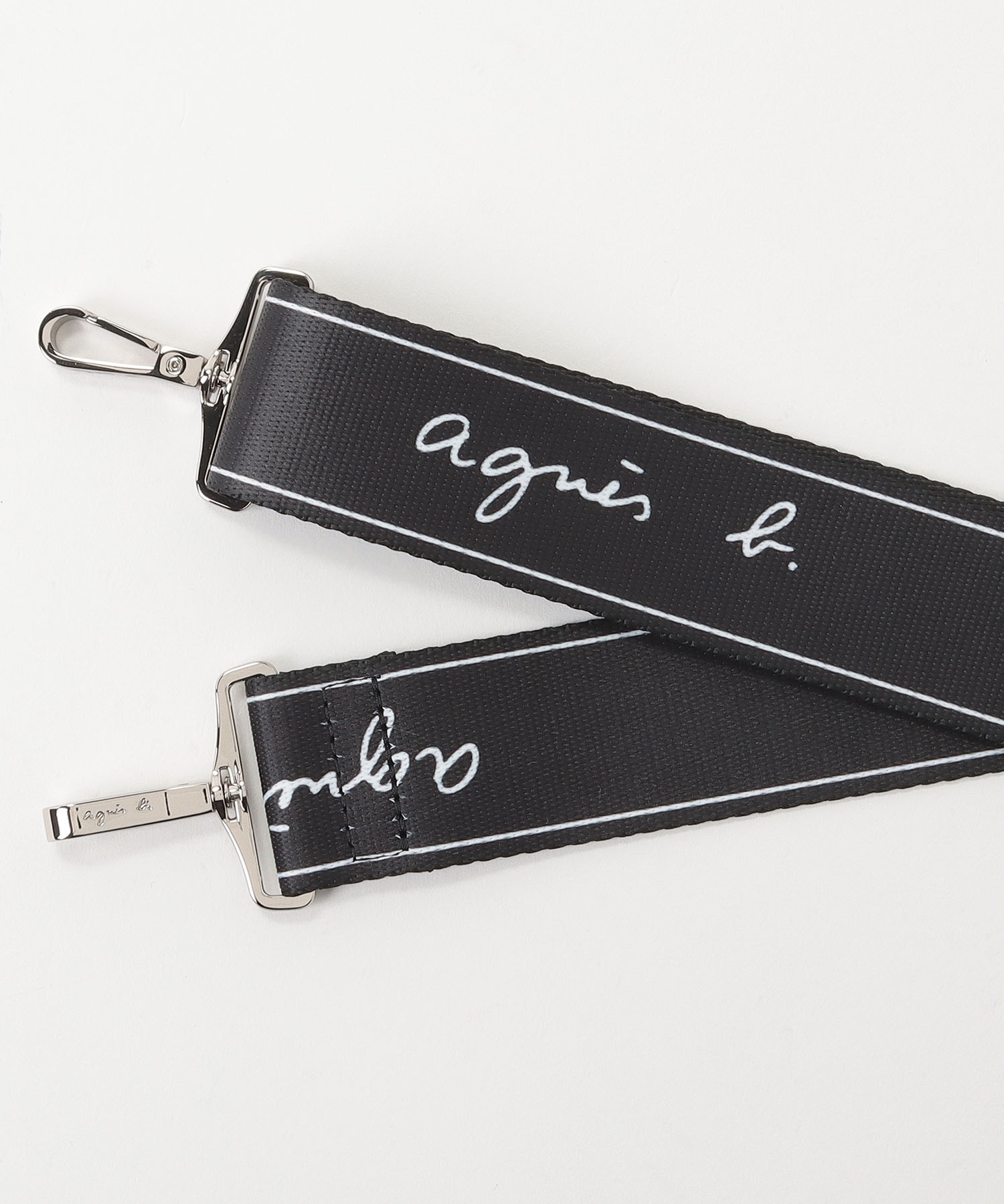 agnes.b ロゴショルダーベルト アニエスベー ロゴバックベルト ストラップ ショルダー
