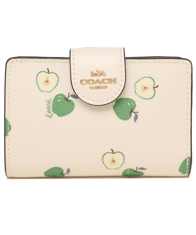 即日発送 coach コーチ トートバッグ 青リンゴ アップル ホワイト 学校