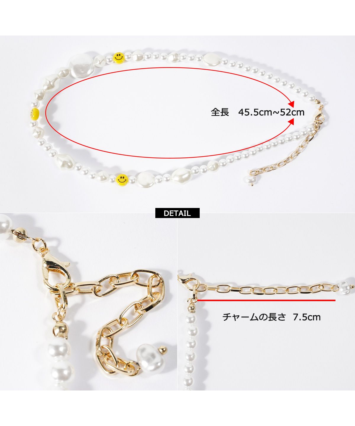 ワンフォークロージング 1111clothing ネックレス メンズ パール ワンフォークロージング 1111clothing ネックレス メンズ パール
