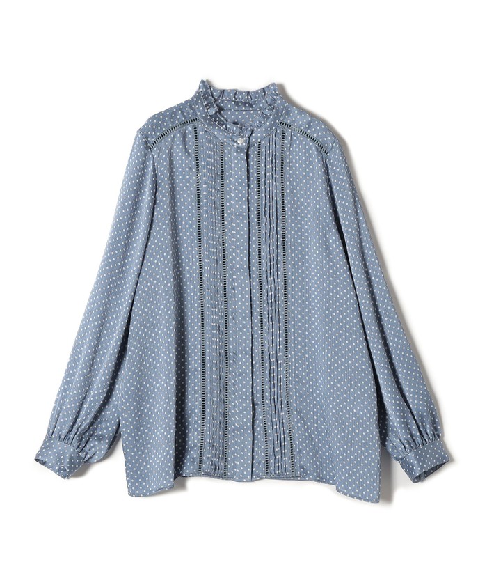セール 50%OFF】〈手洗い可能〉ドット/ソリッドフリル セール 50%OFF】〈手洗い可能〉ドット/ソリッドフリル