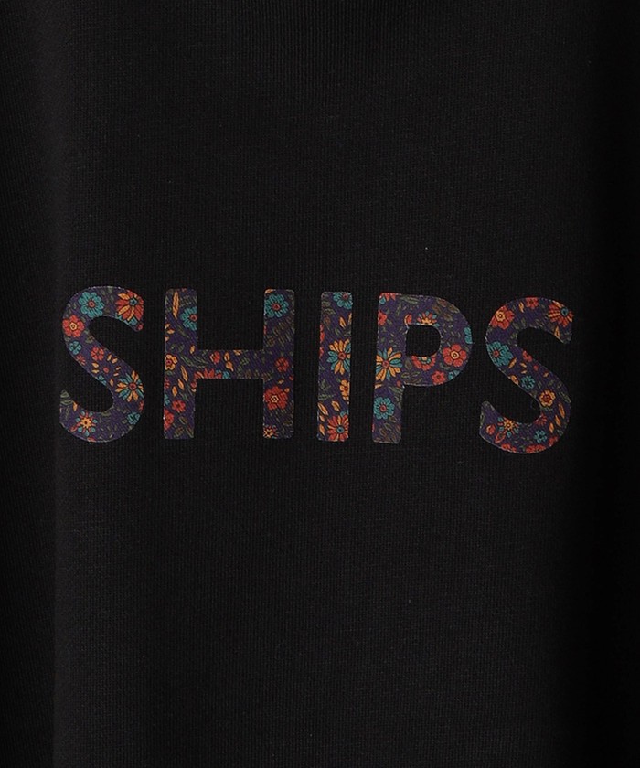 ショップレビュー ランキング セール 50%OFF】【WEB限定】SHIPS: フラワー柄 SHIPS ロゴ ユニ トップス