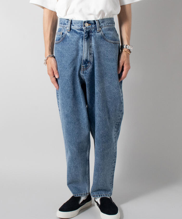 セール 50%OFF】バギーテーパードデニムパンツ(504165445