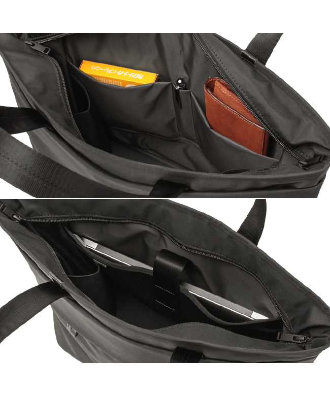 PORTER ビジネスバッグ 美品　ショルダーストラップ付き PORTER ブラックビジネスバッグ ショルダーストラップ付き