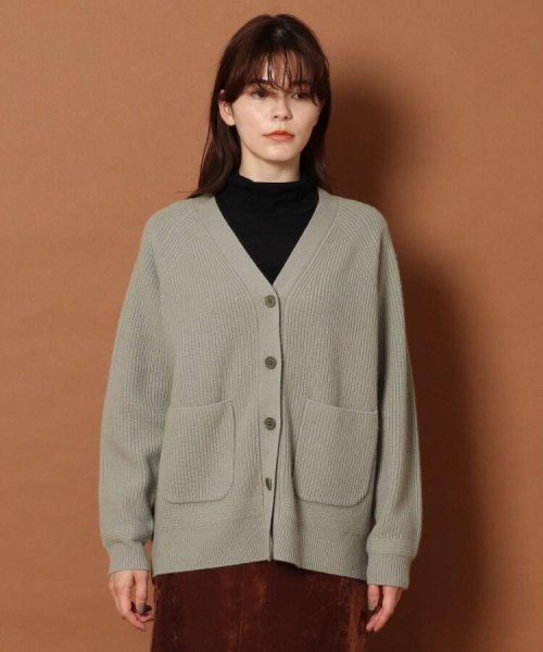 バーゲンで ウールカシミヤカタアゼvネックカーディガン カーディガン Www Ntfw Org