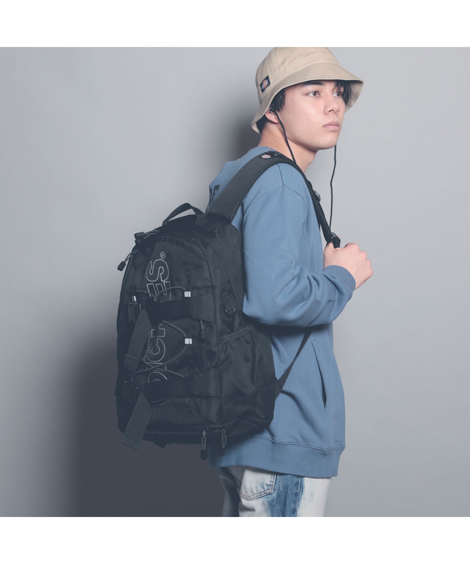 DICKIES/ディッキーズ】DK OUTLINE LOGO HOLD BACKPACK/バックパック