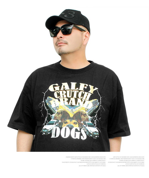 GALFY(ガルフィー) ビッグTシャツ メンズ ロゴ プリント ビッグ ...