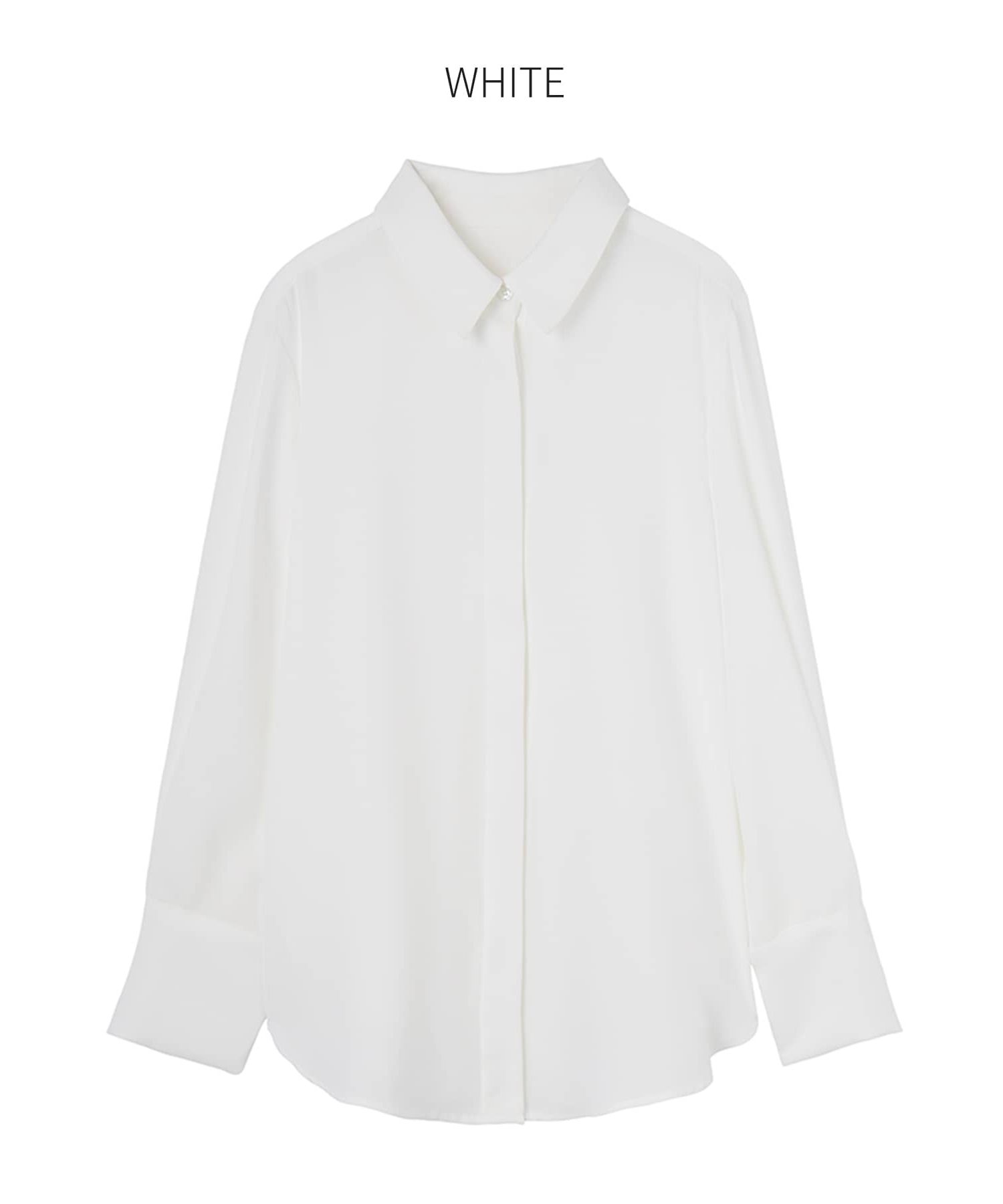 STYLE DELI - 【新品タグ付】STYLE DELI ジョーゼットベーシックシャツ STYLE DELI｜ジョーゼットベーシックシャツ型ブラウス | Rakuten