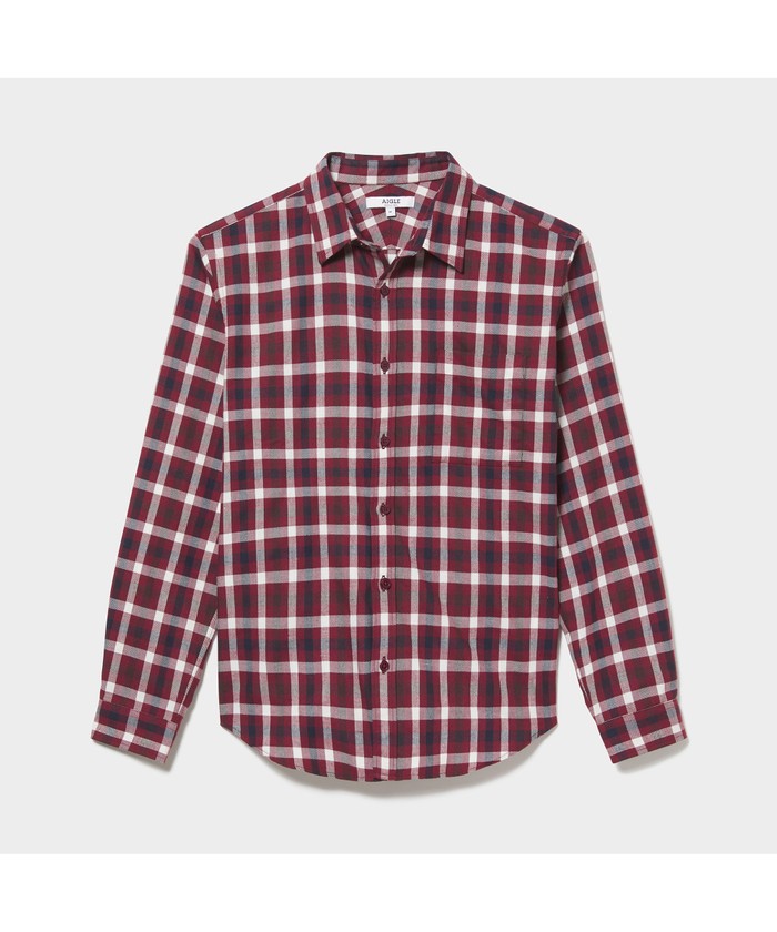 セール 30%OFF】吸水速乾 フランネルチェック 長袖シャツ(504271968) | エーグル メンズ(ＡＩＧＬＥ MEN) - d fashion