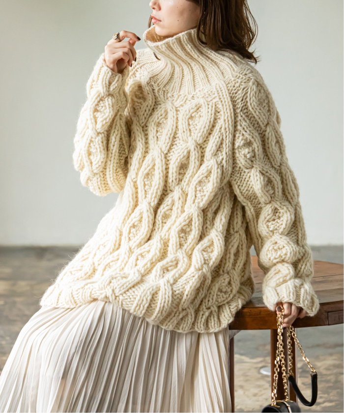 ソルボワ 定価¥41800 美品! イエローニット【MIRSTORES(ミストアズ