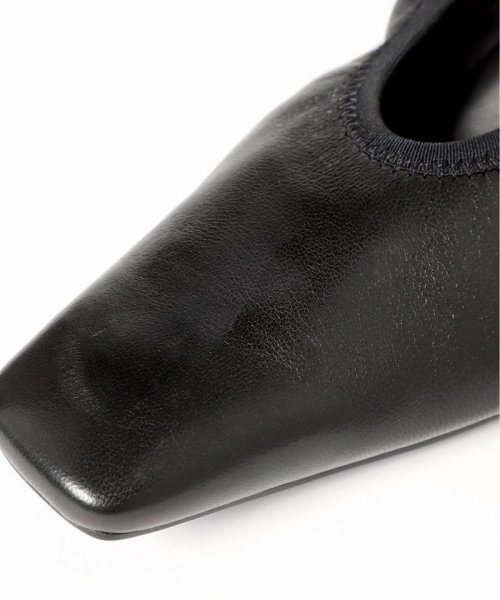 TAEKO HIGASHIHARA×GRISE 5.5レザーギャザーパンプス◆