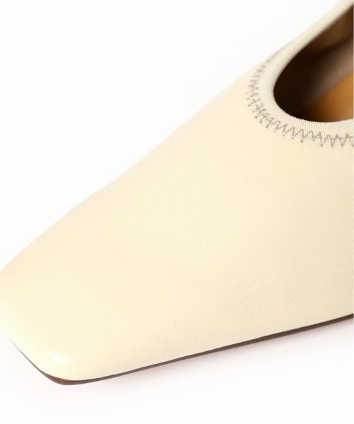 TAEKO HIGASHIHARA×GRISE 5.5レザーギャザーパンプス◆