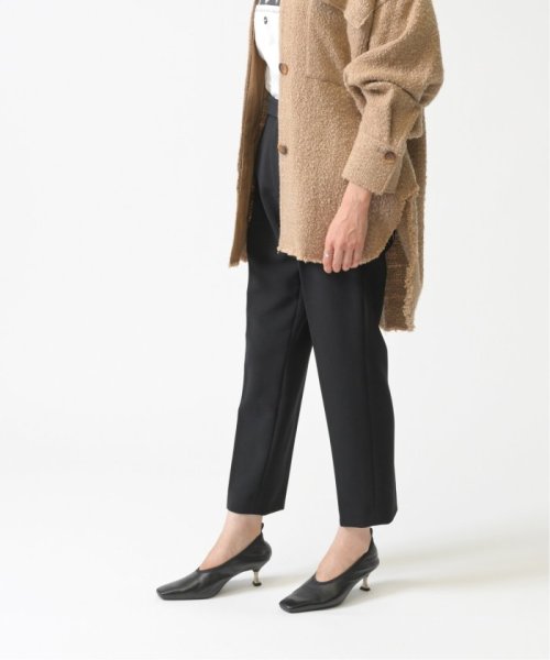 TAEKO HIGASHIHARA×GRISE 5.5レザーギャザーパンプス◆
