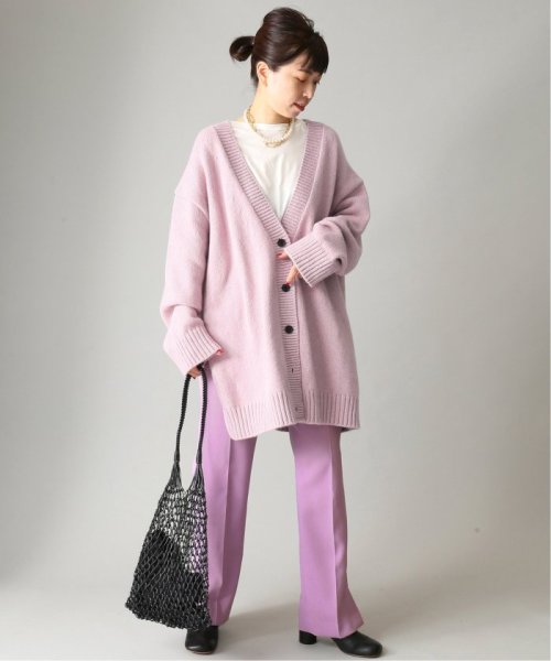 レーヨン オックス裾ベンツパンツ◆