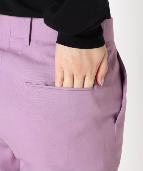 レーヨン オックス裾ベンツパンツ◆