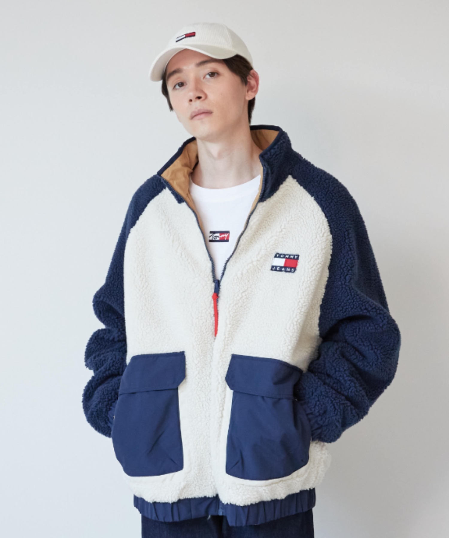 クーポン】【セール 40%OFF】リバーシブルシェルパジャケット