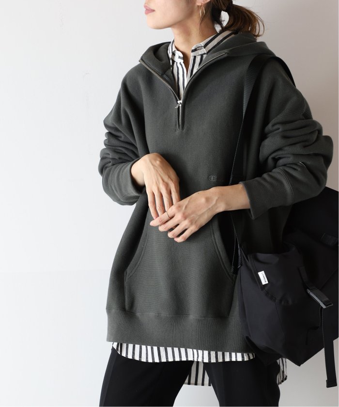 CHAMPION 別注リバースウィーブ11.7ozハーフジップパーカー www.browart.rs
