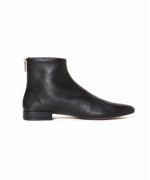 GRISE レザーポインテッドソフトショートブーツ◆