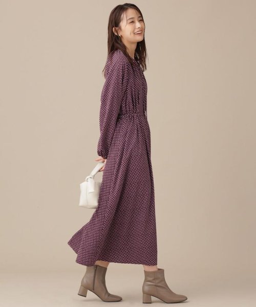 クーポン セール 30 Off 幾何学ドット柄リボンタイワンピース 長袖 ナノ ユニバース Nano Universe D Fashion クーポン セール 30 Off 幾何学ドット柄リボンタイワンピース 長袖 ナノ ユニバース Nano Universe D Fashion