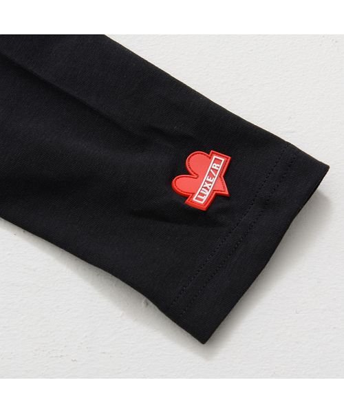 Luxe R 立体ラバーロゴプリントクルーネック長袖tシャツ メンズ 長袖 ブランド プリント クルーネック エスビーセレクト Sb Select D Fashion