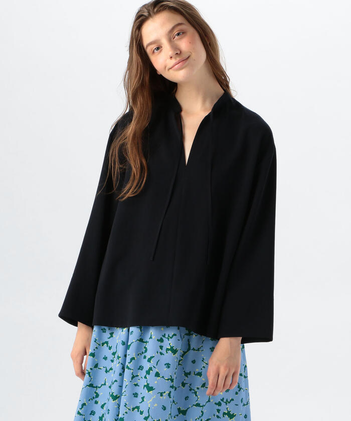 Ballsey - 【美品】Ballsey ボールジィ　ソフトツイル キーネックブラウス セール 30%OFF】ソフトツイル キーネックブラウス(504280615